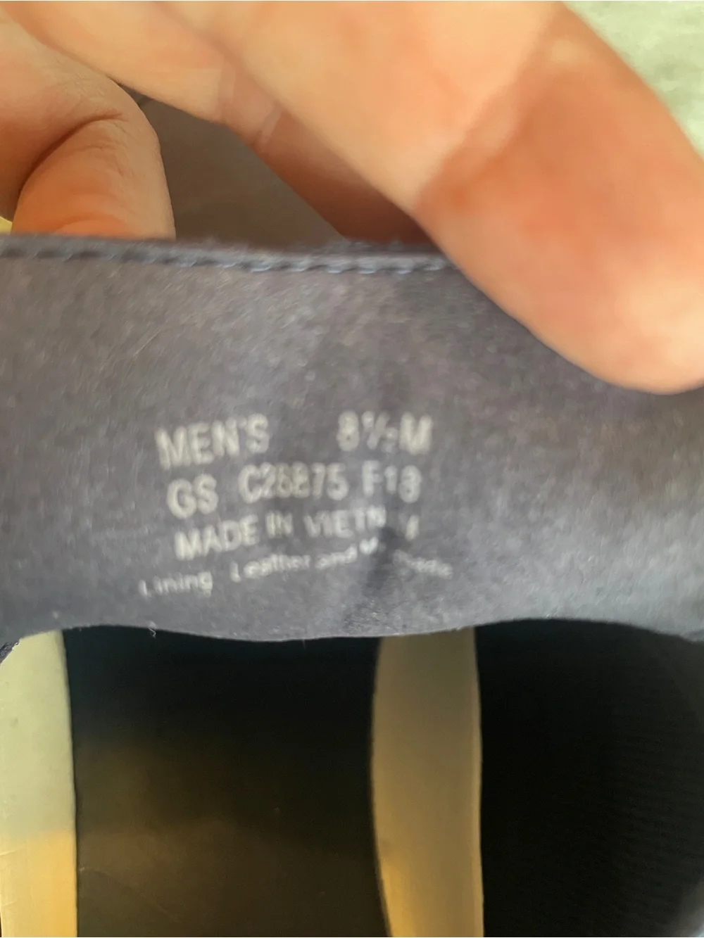 Cole Haan Men's Wingtip Derby in Navy Blue NWOT